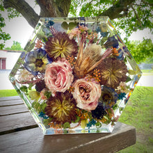 Load image into Gallery viewer, Extra Large Hexagon Floral Preservation
