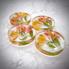 Load image into Gallery viewer, Floral Preservation Memorial Keepsake Coasters
