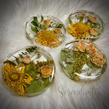 Load image into Gallery viewer, Floral Preservation Memorial Keepsake Coasters
