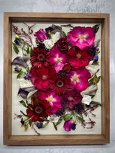 Load image into Gallery viewer, 16x20" Floral Preservation Shadow Box
