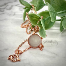Load image into Gallery viewer, Sterling Silver Flat Round Breast Milk Pendant

