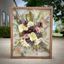 Load image into Gallery viewer, 16x20" Floral Preservation Shadow Box
