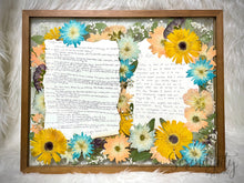 Load image into Gallery viewer, 16x20" Pressed Flower Frame
