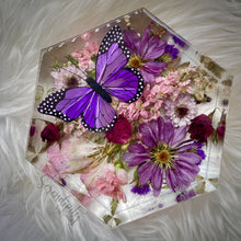 Load image into Gallery viewer, Small Hexagon Floral Preservation
