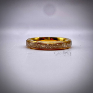 2mm Masculine Cremation Ash Band Memorial Ring