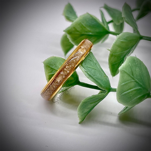 2mm Masculine Cremation Ash Band Memorial Ring