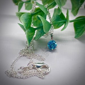 6mm Birthstone Pendant