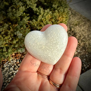 Flat Back Resin Keepsake Heart