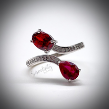 Load image into Gallery viewer, Two Stone Birthstone Ring
