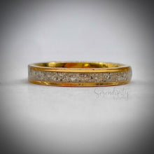 Load image into Gallery viewer, 2mm Masculine Cremation Ash Band Memorial Ring
