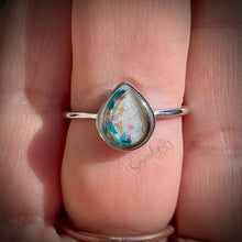 Load image into Gallery viewer, Simple Teardrop Breast Milk Keepsake Ring
