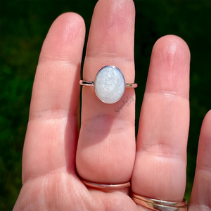 Simple Oval Breast Milk Keepsake Ring