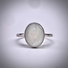 Load image into Gallery viewer, Simple Oval Breast Milk Keepsake Ring
