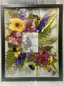 16x20" Pressed Flower Frame