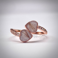 Load image into Gallery viewer, Double Heart Breast Milk Keepsake Ring
