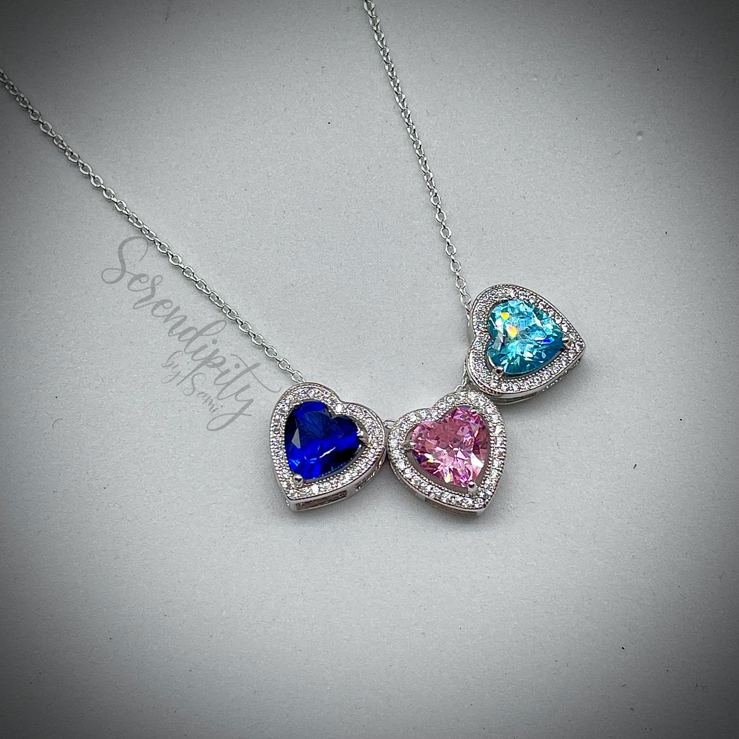 8mm Heart Birthstone Pendant