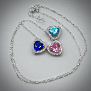 8mm Heart Birthstone Pendant