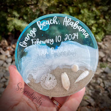 Load image into Gallery viewer, Beach Keepsake Coaster
