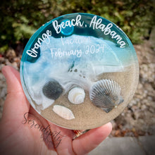 Load image into Gallery viewer, Beach Keepsake Coaster
