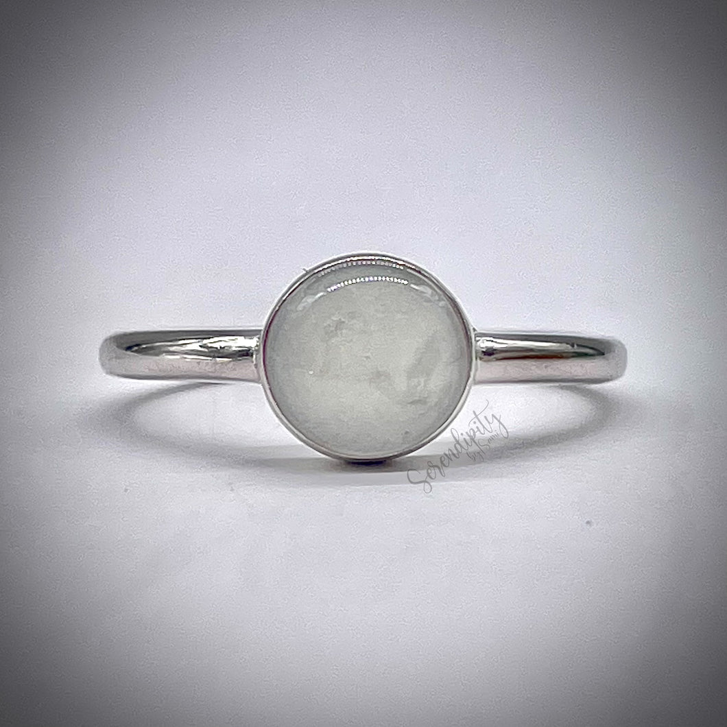 Simple Circle Breast Milk Keepsake Ring