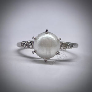 Round Breastmilk Keepsake Ring