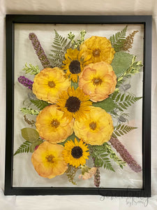 16x20" Pressed Flower Frame