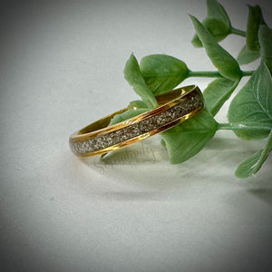 2mm Masculine Cremation Ash Band Memorial Ring