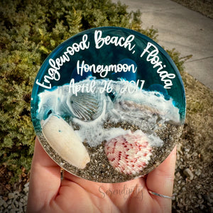 Beach Keepsake Coaster