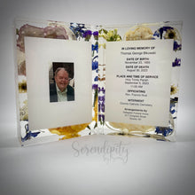 Load image into Gallery viewer, Large Rectangle Floral Memorial Block
