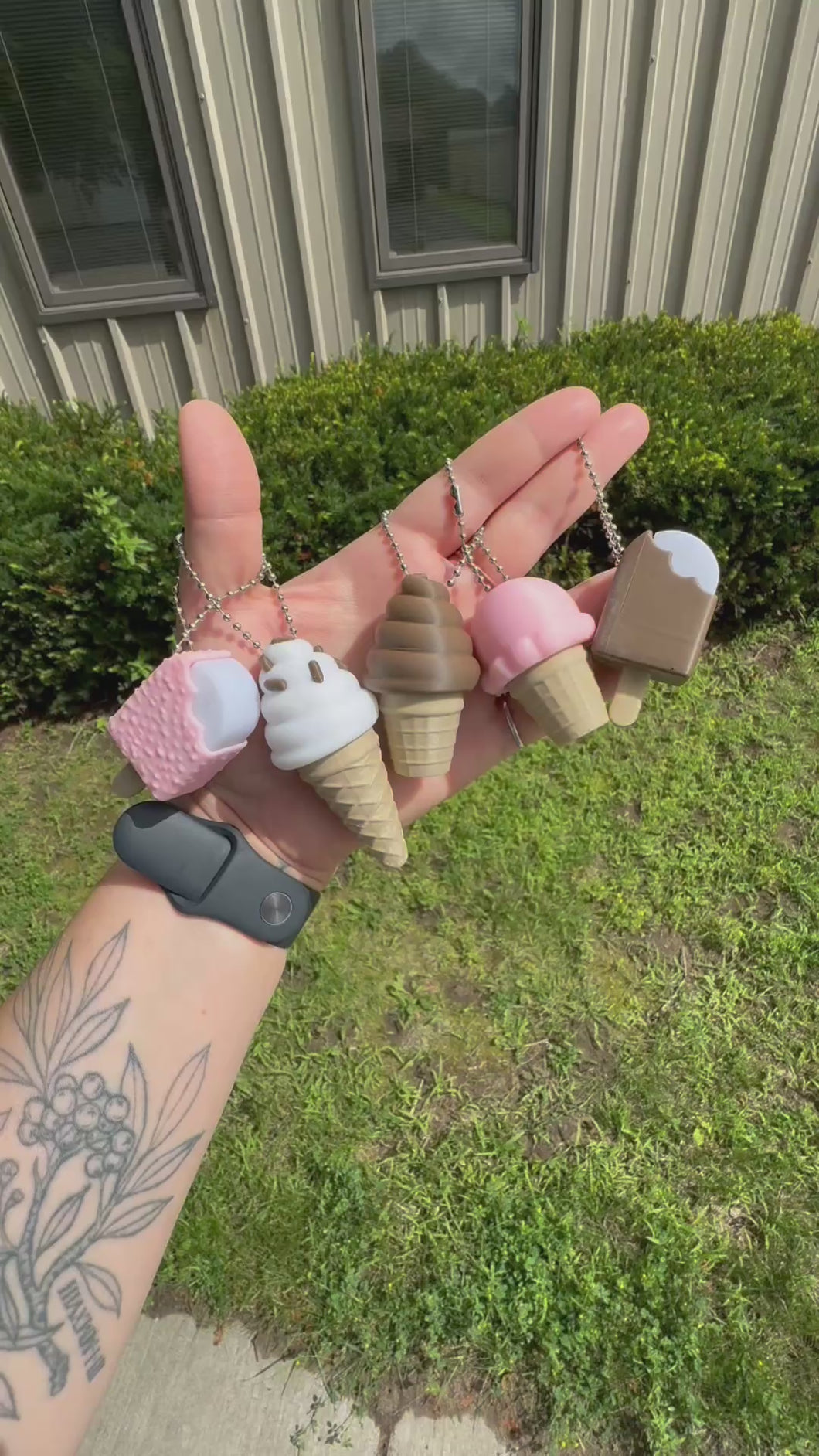 Ice Cream Clicker Keychain