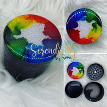 Load image into Gallery viewer, Hand painted Rainbow Rolling Tray Full Set and Individual Accessories
