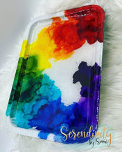 Load image into Gallery viewer, Hand painted Rainbow Rolling Tray Full Set and Individual Accessories
